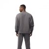 BLUZA FOX WORDMARK OVERSIZED FLEECE CREW PEWTER M